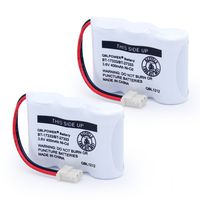 QBLPOWER BT-17333 BT-27333 Handset Telephone Rechargeable Battery 2/3AA 3.6V NI-CD Cordless Phone Battery Compatible with Vtech BT17333 BT27333 BT-17233 BT17233 BT-163345 CS5121 (Pack of 2)