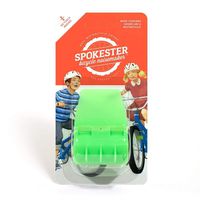 SPOKESTER Bicycle Noise Maker - Makes Your Bike Sound Like a Motorcycle (Green)