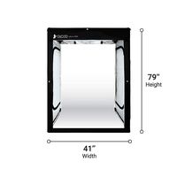 Glo3D LB200 Foldable Photo Studio Lightbox - 41"x 79" Portable LED Photography Tent for Clothes & Models and Many More