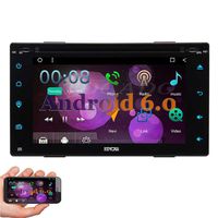 EinCar Android 6.0 Marshmallow 6.2'' Double Din Car DVD GPS Navigation Player in Dash Bluetooth Car Stereo Touchscreen AM/FM Radio Support WiFi OBD2 Mirrorlink Steering Wheel Control