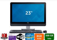 Dell Optiplex 9020 All In One FHD (1920 x 1080) Business PC, Intel 4th Gen Quad Core i5-4570S, 8GB Ram, 500GB HDD, HDMI, VGA, WIFI, DVD-RW, Bluetooth, USB 3.0, Win 10 Pro (Renewed)