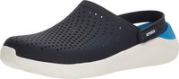 Crocs Men's and Women's LiteRide Clog, Casual Athletic Shoe with Extraordinary Comfort Technology, Navy/White, 13 US Women / 11 US Men