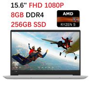2019 Premium Lenovo Ideapad 330 Laptop 15.6" Full HD (1920 x 1080), AMD Quad-Core Ryzen 5 2500U up to 3.6GHz(Beat i7-7500U), 8GB DDR4, 256GB SSD, WiFi 802.11ac, Bluetooth, HDMI, Windows 10, Gray