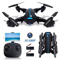 FPV Drones with Camera 1080P HD for Adults, 5G GPS Drone WiFi Live Video with 120° Wide-Angle, RC Quadcopter for Kids Beginners with GPS Follow Me, Auto Return Home, Altitude Hold, Flight Time 40 Mins