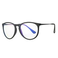 Blue Light Blocking Glasses for Women Vintage Round Frame Computer Eyeglasses (Matte Black)
