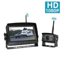 Wireless Backup Camera for Trucks Rv Trailer Camper, Digital Rear View Backup Camera System and Monitor Kit 7 inch, Pickup Reverse Camera IP69 Night Vision