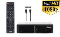 Exuby Digital Converter Box for TV w/ HDMI Cable for Recording and Viewing Full HD Digital Channels (Instant or Scheduled Recording, 1080P HDTV, HDMI Output, 7 Day Program Guide)