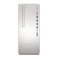 HP Envy 795 Tower Desktop - 8th Gen. Intel Core i7-8700 6-Core up to 4.60 GHz, 64GB DDR4 Memory, 2TB SSD + 1TB SATA Hard Drive, 4GB AMD Radeon RX 550 Graphics, DVD Writer, Windows 10, Silver