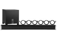 Definitive Technology Studio Advance 5.1 Channel 4K HDR Home Theater Sound Bar System with Chromecast Built-in | 8" Wireless Subwoofer | WiFi & Ethernet Connectivity | HDMI ARC | 6 x HDMI Cable