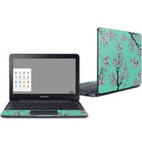 Mightyskins Skin Compatible with Samsung Chromebook 3 11.6" - Cherry Blossom Tree | Protective, Durable, and Unique Vinyl Decal Wrap Cover | Easy to Apply, Remove, and Change Styles | Made in The USA