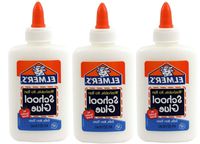 Elmer's Washable No-Run School Glue, 4 oz, 3 Pack
