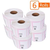 6 Rolls Compatible with DYMO 30915 Internet Postage Stamp Lables,1-5/8" X 1-1/4" Replacement Label for Labelwriter 450, 450 Turbo, 4XL,700 Labels Per Roll
