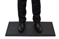 Mount-It! Anti-Fatigue Mat For Standing Desk, Kitchens, Garages, Premium Quality Rubber Gel, 17.7 inches (W) x 29.5 inches (L), Soft Ergonomic Comfort, Black