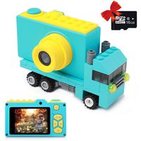 MAGENDARA Kids Camera Digital Cam for Girls Rechargeable Child Video Recorder with 16GB SD Card 12MP HD 1080P 2 Inch Screen for 3-12 Year Old Boys Toddler (Blue)