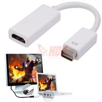 Mini DVI to HDMI Monitor Video M/F Adapter Converter Cable Cord for iMac Macbook