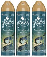 Glade Air Freshener Spray - Limited Edition - Warm Flannel Embrace - Net Wt. 8 OZ (227 g) Per Can - Pack of 3 Cans