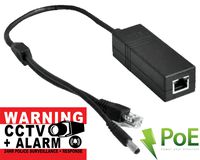 USG PoE Splitter to Power Non-PoE Cameras: Splits Incoming PoE Signal to 12V DC Power + RJ45 Ethernet Video, 10/100Mbps, 2A, 24W, IEEE 802.3af/at, True Plug-&-Play, for HD IP Video Surveillance