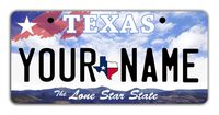 BleuReign Personalize Your Own 2009 Texas State Bicycle Bike Stroller Children's Toy Car 3"x6" License Plate Tag