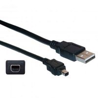 Durpower USB Cable 4-pin Mini Sync Data cord for Konica Minolta KD-400Z KD-410Z KD-420Z