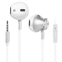 Wired Headphones, Amoner Earbuds Waterproof Sports Earphones, Stereo Sound Headphones Headsets with Built-in Mic for Phone 6/6s Plus/5s/SE, Galaxy, Android Smartphones, Tablets