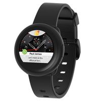 MYKRONOZ ZeRound3 Lite Smartwatch with Heart Rate Monitoring, Activity Tracker and Smart Notifications, IP67, Swiss Design, iOS and Android - Black