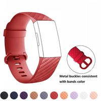 DB Replacement Bands Compatible for Fitbit Charge 3 & Charge 3 SE, Classic & Special Edition Adjustable Sport Wristbands Large & Small for Women Men