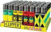Clipper Lighters (Jamaican Flag) Pack of 48