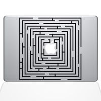 The Decal Guru Maze Runner MacBook Decal Vinyl Sticker - 11" MacBook Air - Black (1288-MAC-11A-BLA)