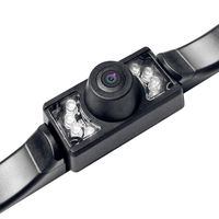 VZCY Backup Camera, Vehicle Car Rear View Camera License Plate, 150°View Angle, 8 Night Vision LED, Waterproof HD Reversing Back up Camera with 480 TV Lines (Black)