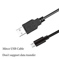 SoeKoa Dash Cam Micro USB Cable Suitable for YI, AUKEY, Roav and Most Other Dash Cameras/GPS, USB 2.0 to Micro USB Driving Recorder Power Cord(11.5FT)