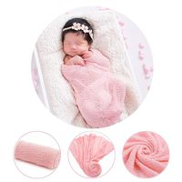 ARLAYO Newborn Baby Photography Props Cotton Stretch Wrap Fashion Styling Props (Pink)