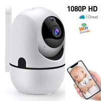1080P WiFi Baby Monitor HD Wireless IP Camera Home Security Surveillance Video Nanny Pet Cam with Two-Way Audio Night Vision Motion Sensor 360 Rotation Network Dome Webcam with iOS Android App Cloud
