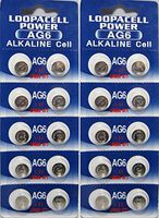 LOOPACELL AG6 LR920 371 370 D371 D370 LR920 LR921 LR69 Alkaline Button Cell Battery X 20