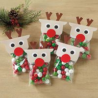Reindeer Treat Bags - Set of 36 Bag Sets