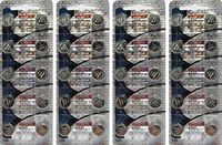 Button Cell Type LR44 A76 AG13 Battery Maxell 40 Pcs, "NEW HOLOGRAM PACKAGE "
