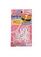 MXY Creative Design Plastic Reusable Cable Ties Twist Tie Lock Wrap Small 30 per Pack White Color