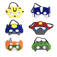 Rescue Bots Felt masks for Birthday Party favors and Dress up Costumes Set of 12