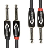 Roland 10ft Interconnect Cable, Dual 1/4"-1/4", Black series (RCC-10-2814)