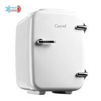 CAYNEL Mini Fridge Cooler and Warmer, (4Liter / 6Can) Portable Compact Personal Fridge, AC/DC Thermoelectric System, 103% Freon-Free Eco Friendly for Home, Office and Car