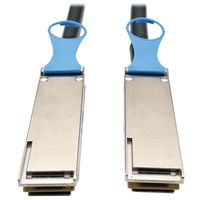 Tripp Lite QSFP28 to QSFP28 100GbE Passive DAC Copper InfiniBand Cable (M/M), 3M, 10 ft. (N282-03M-28-BK)