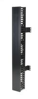 Black Box Rackmount Cable Raceway 34" H x 4" W x 4" D Single-Sided Vertical