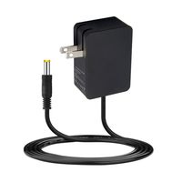 AC Power Adapter Output 6V 1A Wall Charger DC Adapter US Plug 5.5 x 2.5mm for Trash Can Arm Blood Pressure Monitor Doorbell Alarm AM/FM