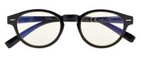 Blocking Blue Rays Glasses Women Reduce Eyestrain Computer Reading Eyeglasses(Black) +1.25