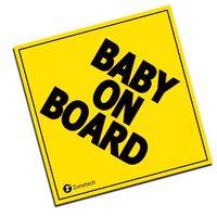Zone Tech Baby On Board MAGNET - safe caution safety sign children magnetic