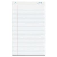 Sparco SPRW2014 Pad, Micro-Perforated, Wide Ruled, 50 Sheet, 8-1/2 x 14 Inches, 12/DZ, White