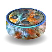 MightySkins Skin Compatible with Amazon Echo Dot (2nd Gen) - Space Cloud | Protective, Durable, and Unique Vinyl Decal wrap Cover | Easy to Apply, Remove, and Change Styles | Made in The USA