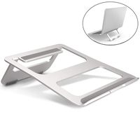 CHARMOUNT Laptop Stand Lightweight Aluminum Ventilated Ergonomic Desktop Riser Design Computer Stand for Desk Compatible with Apple Mac MacBook Pro/Air All Notebook Portable Holder for 7 to 17 inch PC