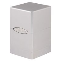 Ultra Pro Deck Box Satin Tower: Metallic Silver