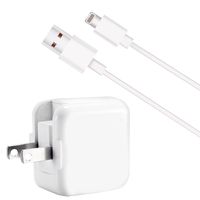 BoLTT iPad Charger 2.4A 12W USB Charger + 6FT Charging Cable, Compatible with iPhone X/8/8Plus/7/7Plus/6s/6sPlus/6/6Plus/SE/5s/5, Pad 4/Mini/Air/Pro, Pod