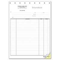 CheckSimple Sales Invoice Forms, General Use (Item, Description, Price, Total), 2-Part, Customized (250 invoices)